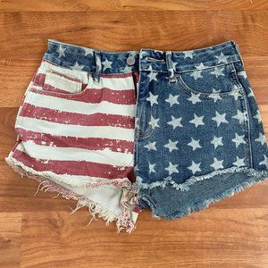 Bullhead American Flag Jean Short